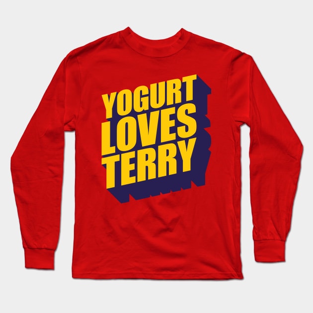 Yogurt Loves Terry Long Sleeve T-Shirt by CreativeWear